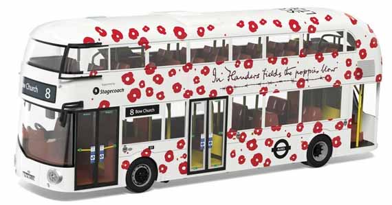 Stagecoach London New Routemaster Poppy Appeal
